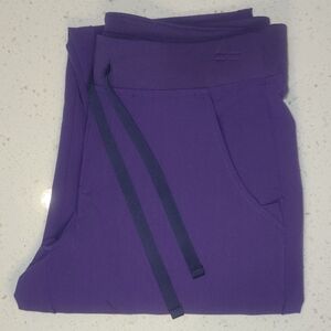 FIGS Women's Scrub Bottoms - Digital Grape